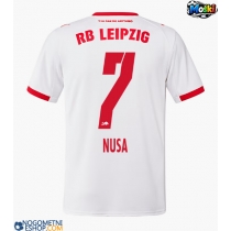 Moški Nogometni dresi RB Leipzig Antonio Nusa #7 Domači 2025-26 Kratek Rokav